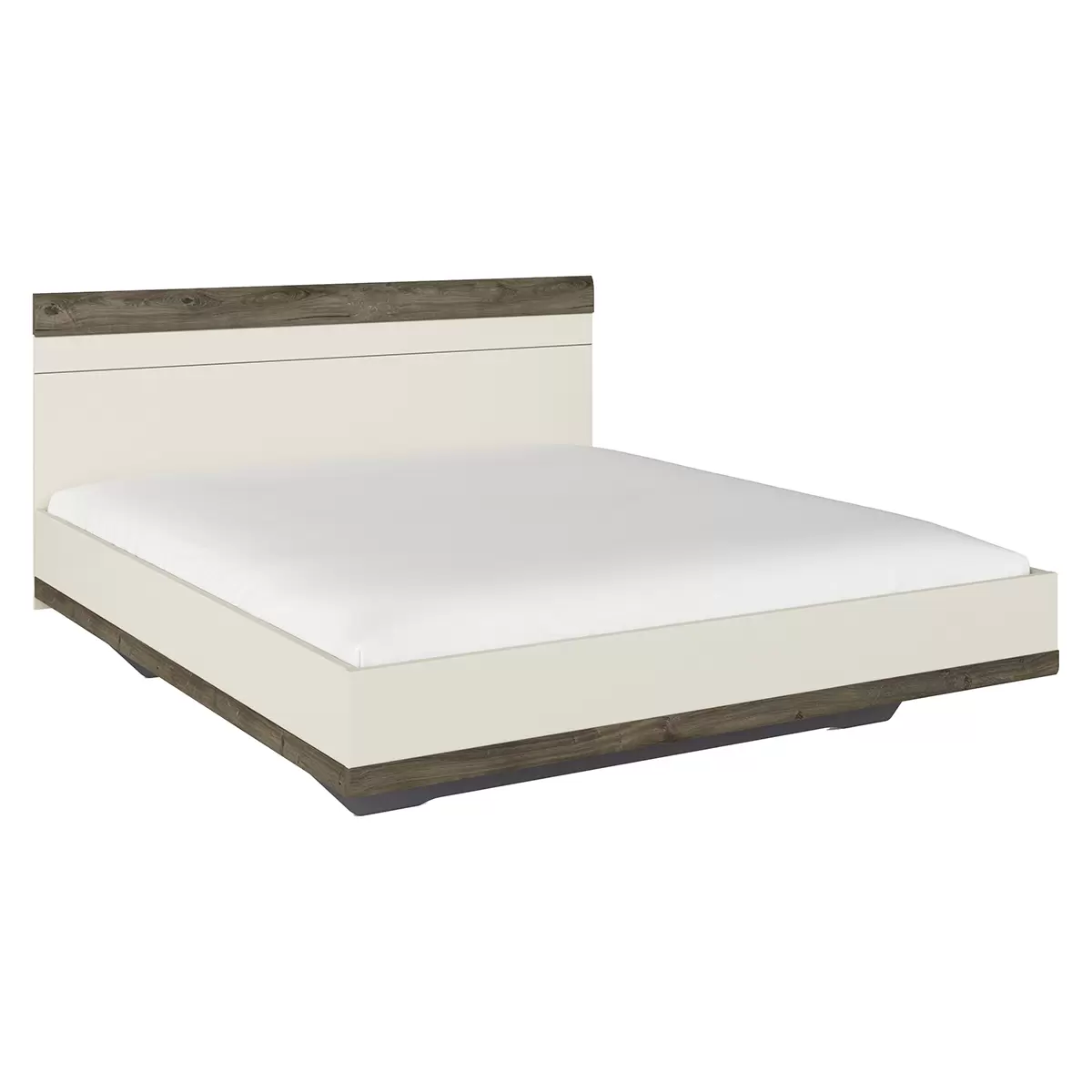 Bett Sajo-Extra 180x200 champagner,dunkelbraun