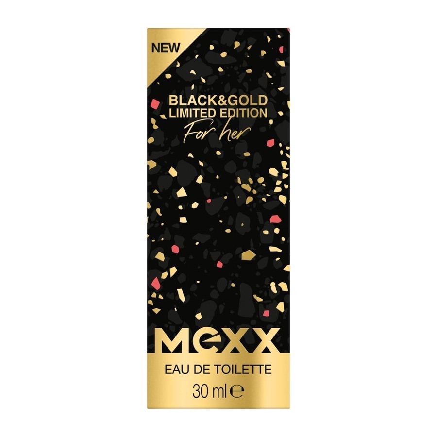 Mexx Black & Gold For Women Eau De Toilette Limited Edition 30ml