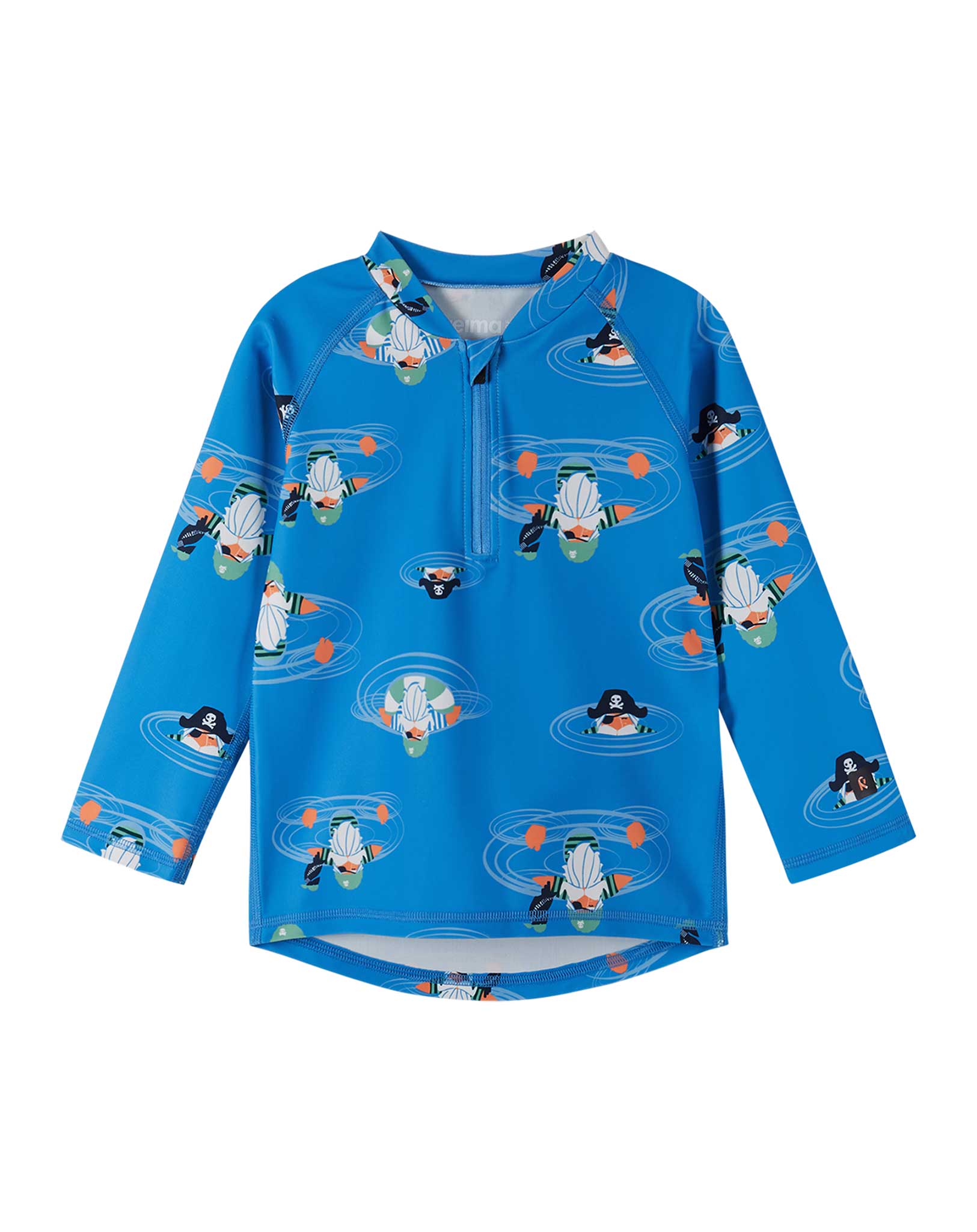 UV-Badeshirt TUVALU PIRAT in cool blue