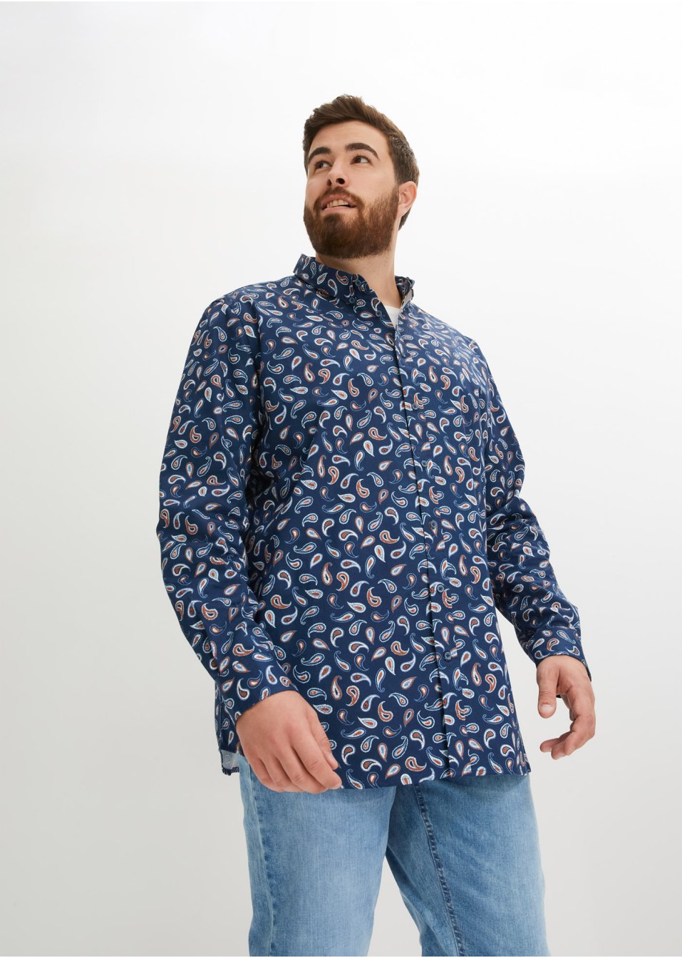 Chemise manches longues coupe confort