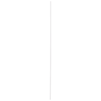 Afdeklijst MDF wit folie 4x30 mm 260 cm