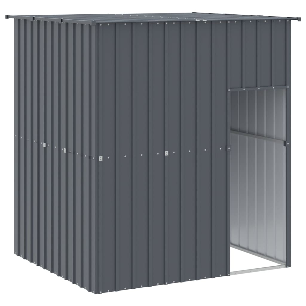 Niche pour chien avec toit anthracite 165x153x181 cm