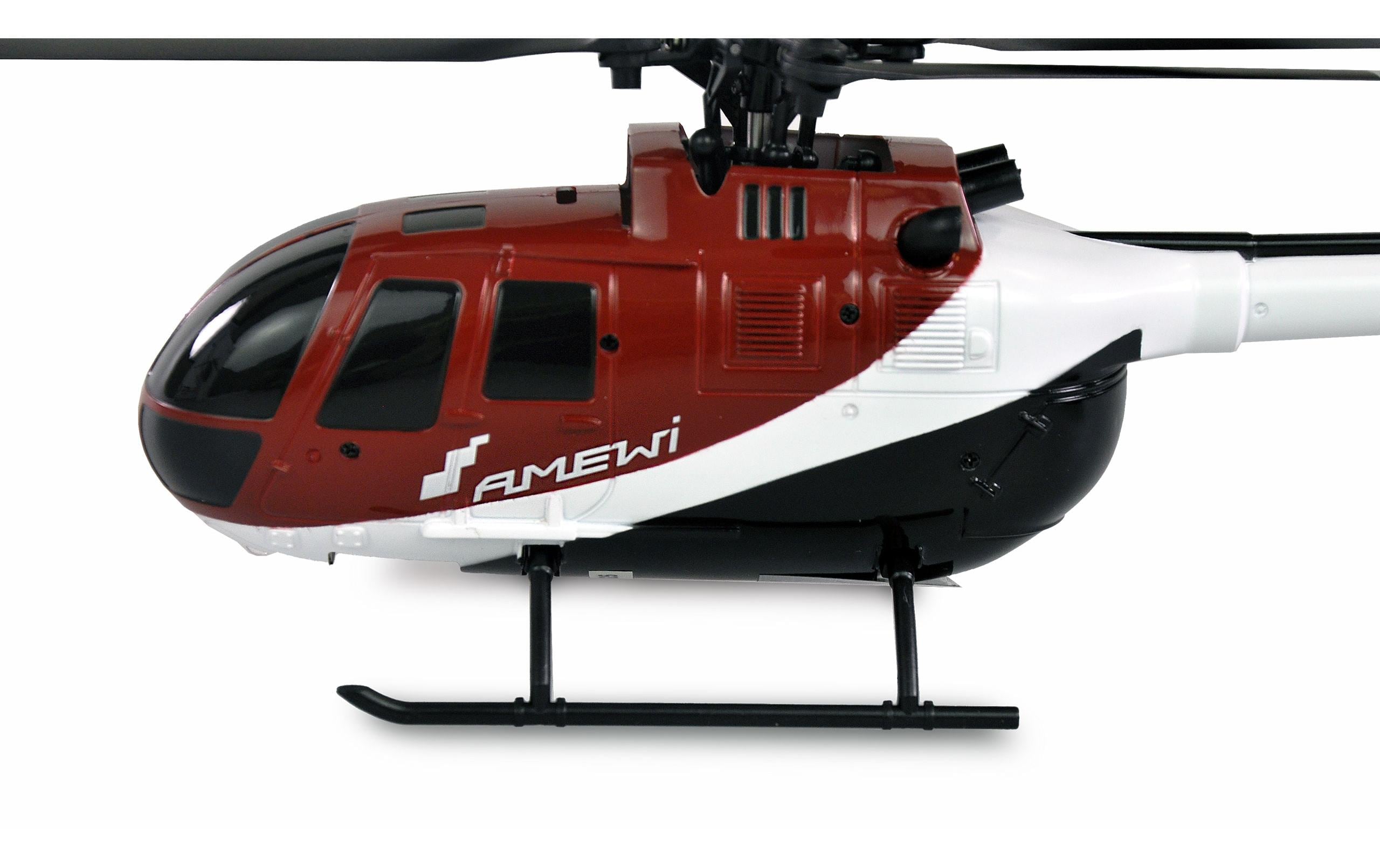 Helikopter AFX-105 X Rot, 4-Kanal RTF<br>Bo 105 Single-Rotor Heli für Einsteiger