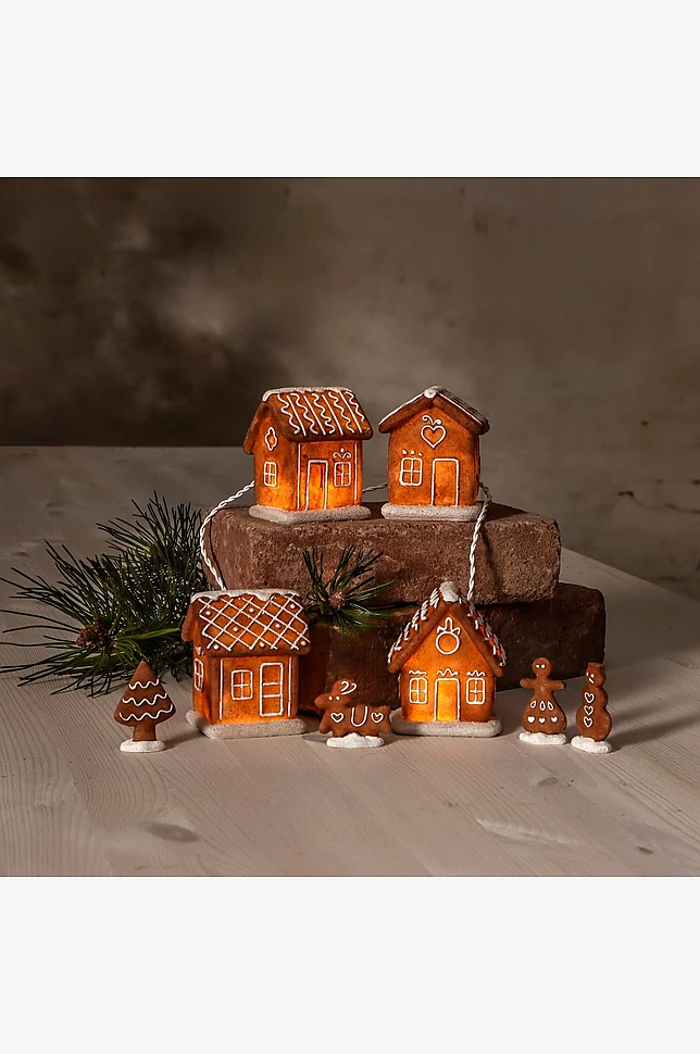 GINGERVILLE VILLAGE julelys