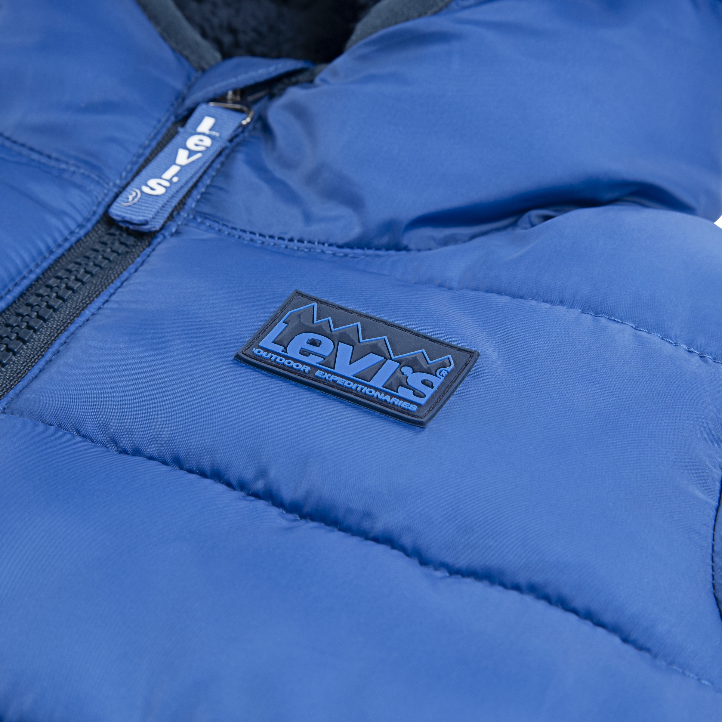 Levi's® Kids Steppjacke »LVB SHERPA LINED MDWT PU« mit Kapuze warm wattiert