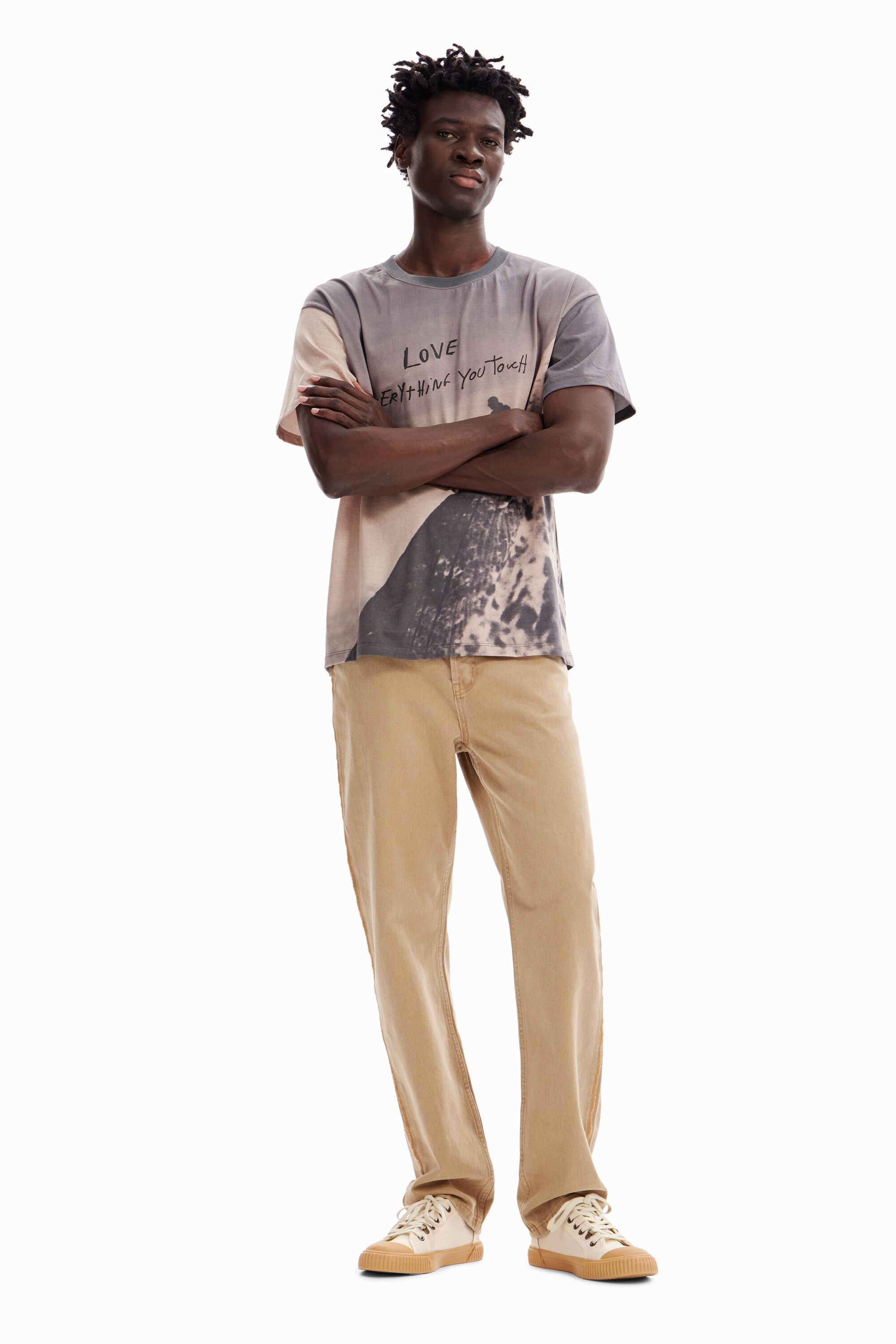 T-shirt oversize montagne