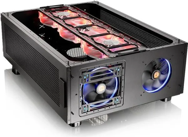 Thermaltake Core P200, PC, SPCC, Sort, 120,140,200 mm, Thermaltake W200, 475 mm