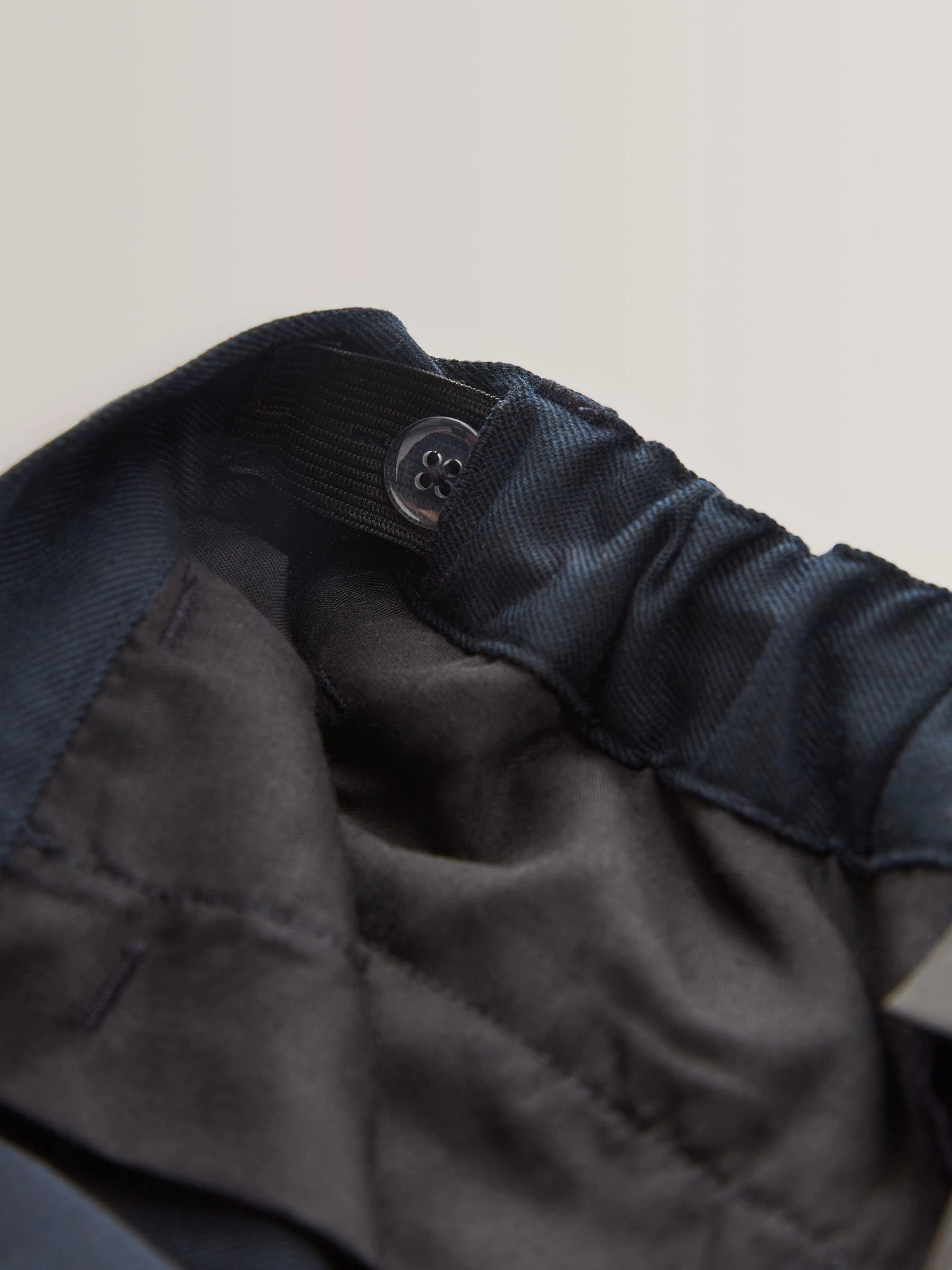 Marineblauw - Schoolbroek met rechte pijpen (3-17jaar)