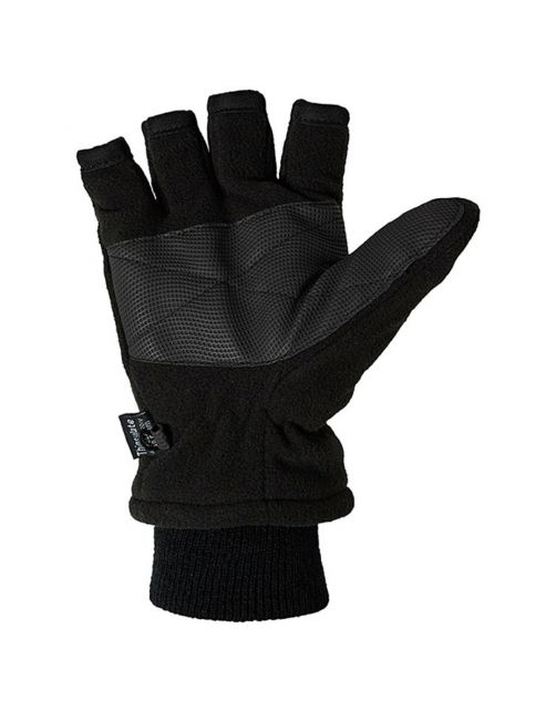 Heatkeeper Thermohandschoen Thinsulate Mittens Fleece Heren Zwart - Handschoenen