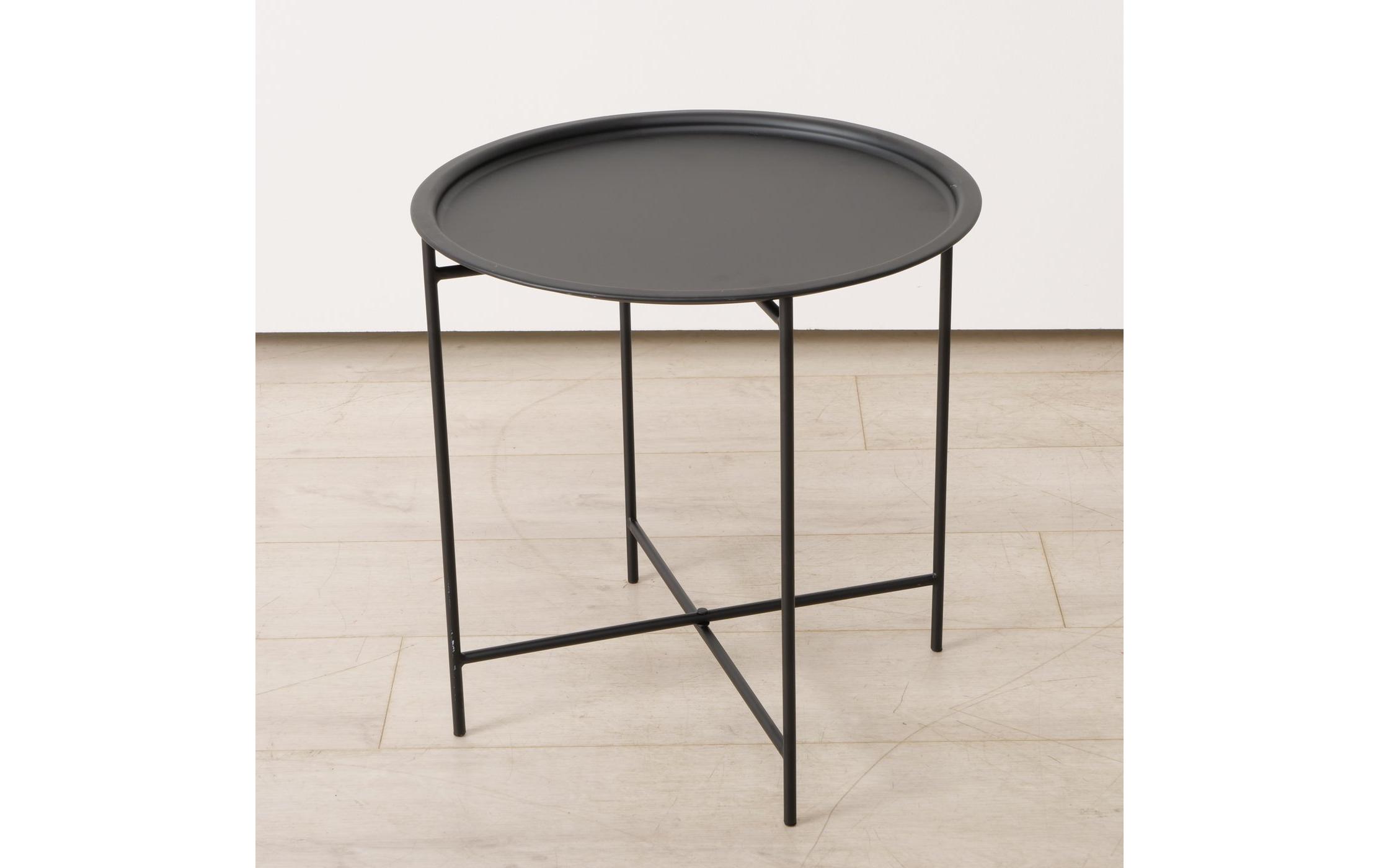 Beistelltisch Rocko 46 x 46 cm, SchwarzCouchtisch