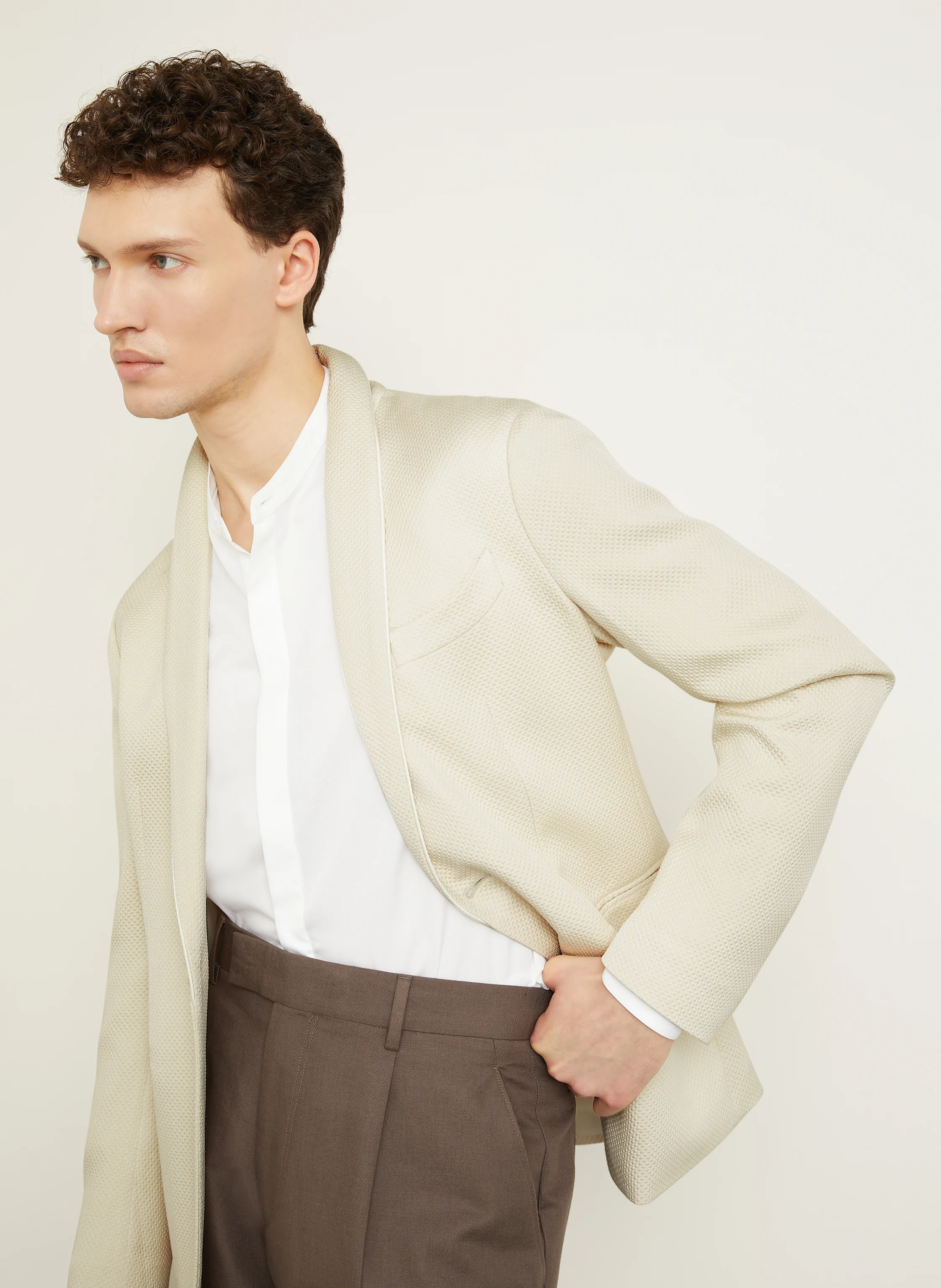 GIORGIO ARMANI Sakko Extra Slim Fit mit Seide