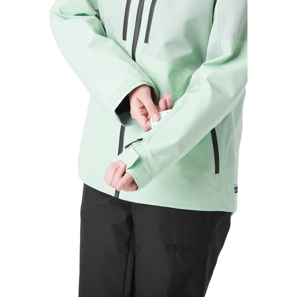 Picture Sygna Skijacke Damen silt green