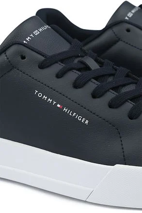 Tommy Hilfiger Sneaker Leather Court Navy FM0FM05367-DW5 kopen