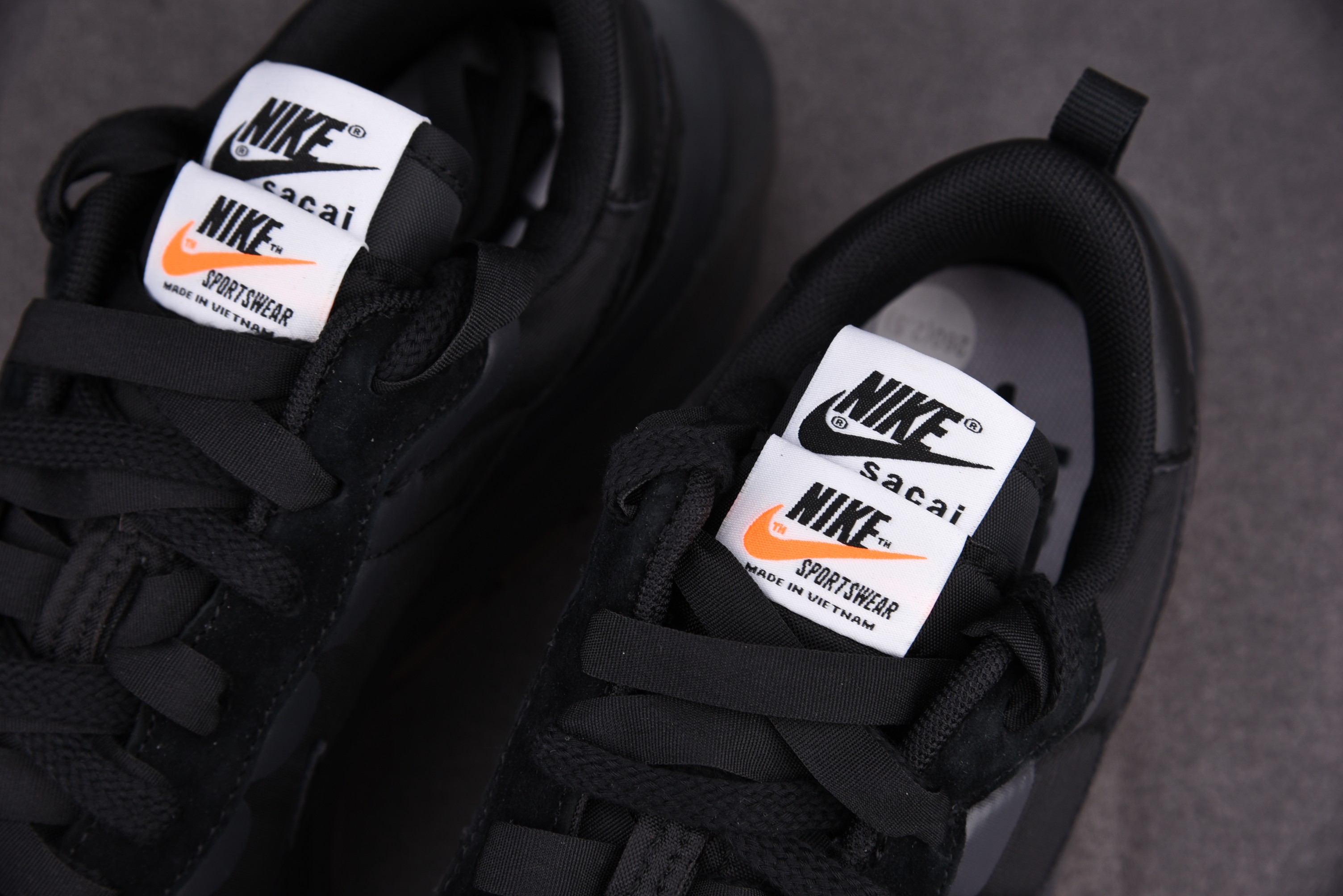 Sacai x VaporWaffle Black Gum