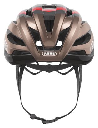 Casque Route Abus Stormchaser Cuivre Métallique Noir / Marron