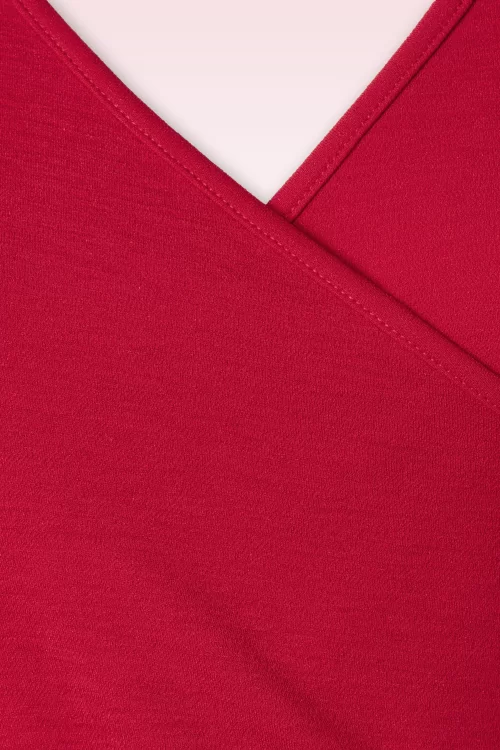 Vintage Chic for Topvintage Elena swing jurk in lippenstift rood
