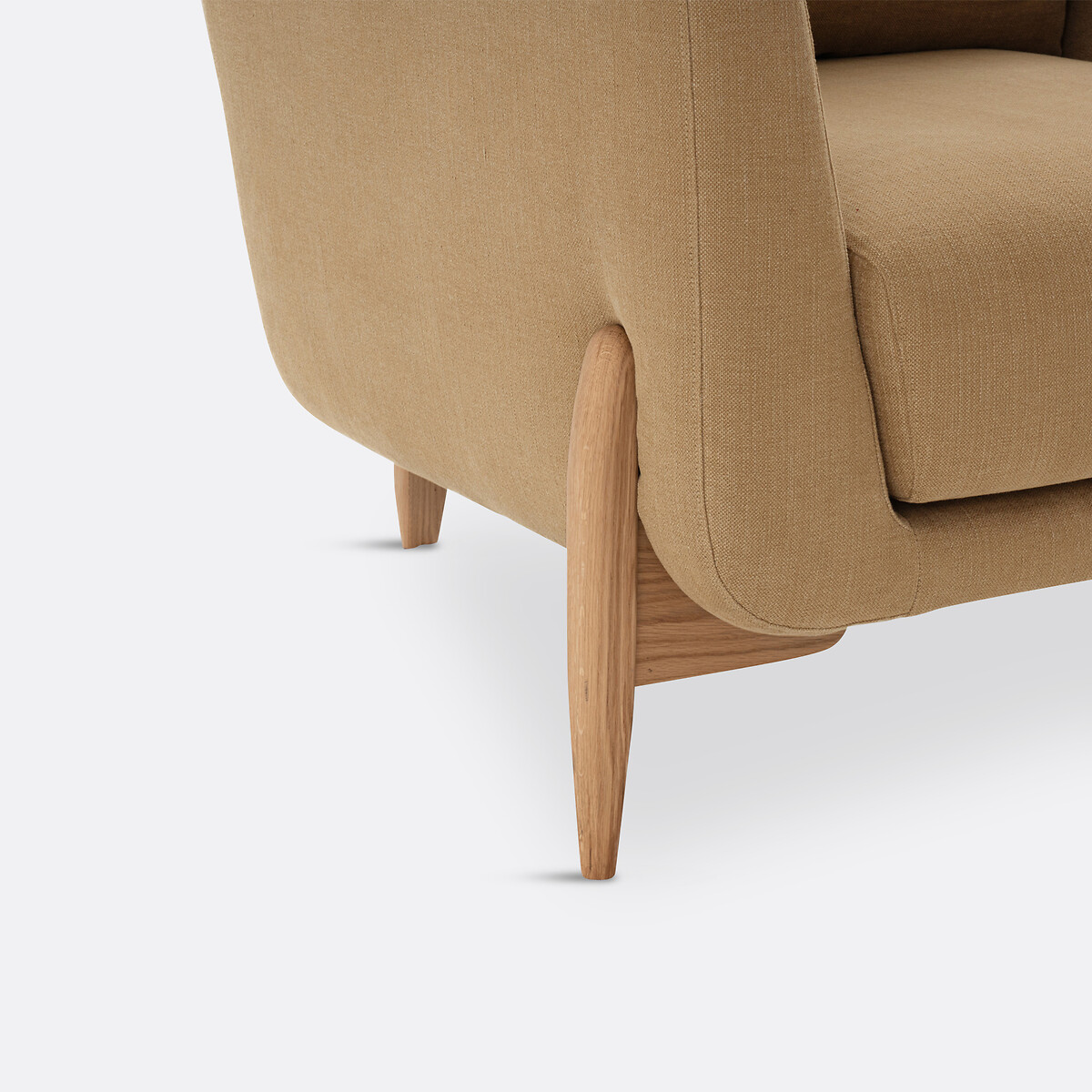 LA REDOUTE INTERIEURS<br>Poltrona de algodão/linho, Cejjy