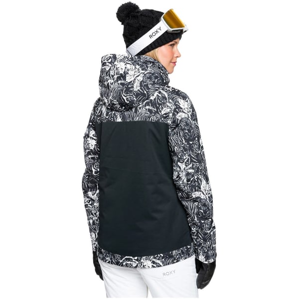 Veste de ski ROXY JETTY BLOCK JK TRUE BLACK TROPICAL DAY