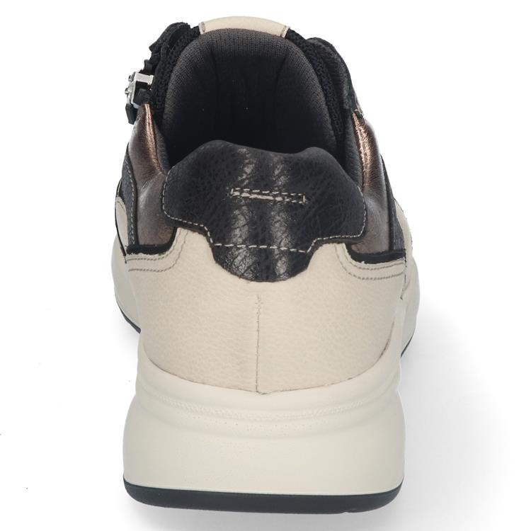 Durea 6308 wijdte K ZWART/BEIGE/GOUD