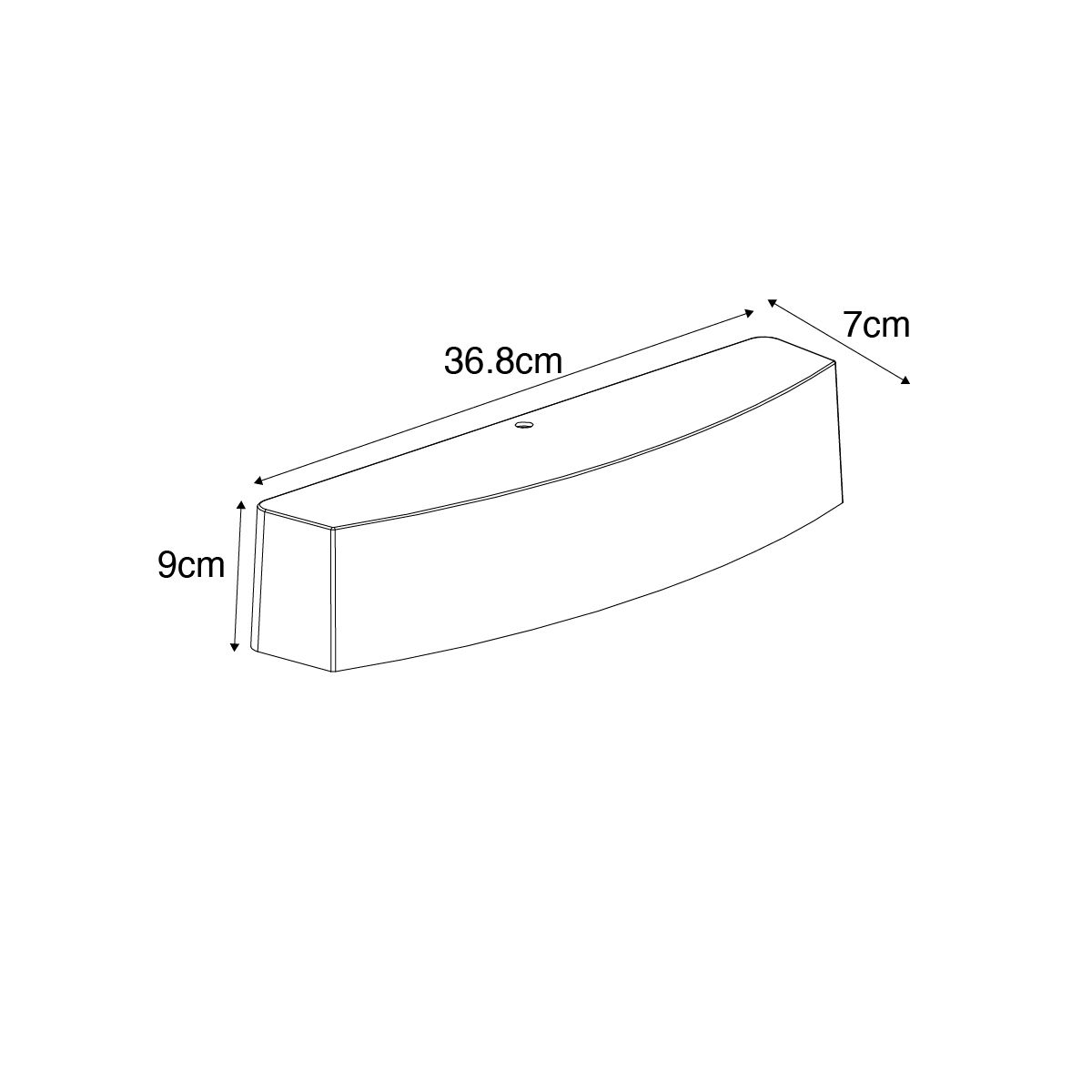 Moderne buiten wandlamp zwart IP44 - Bojan
