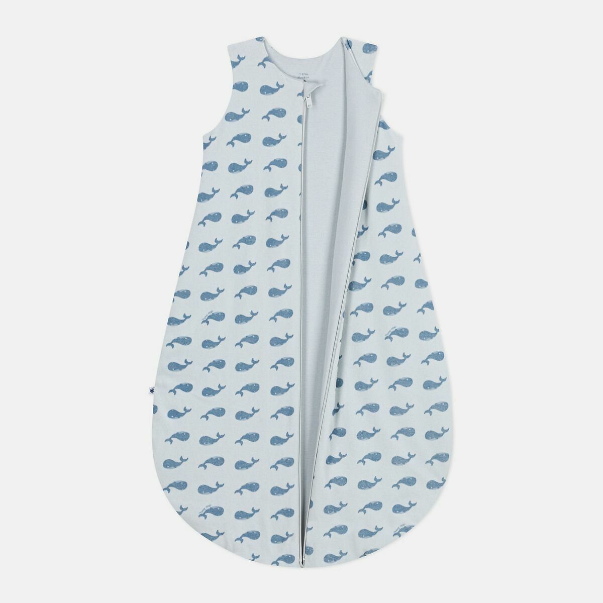 PETIT BATEAU<br>Saco de dormir com estampa de baleia
