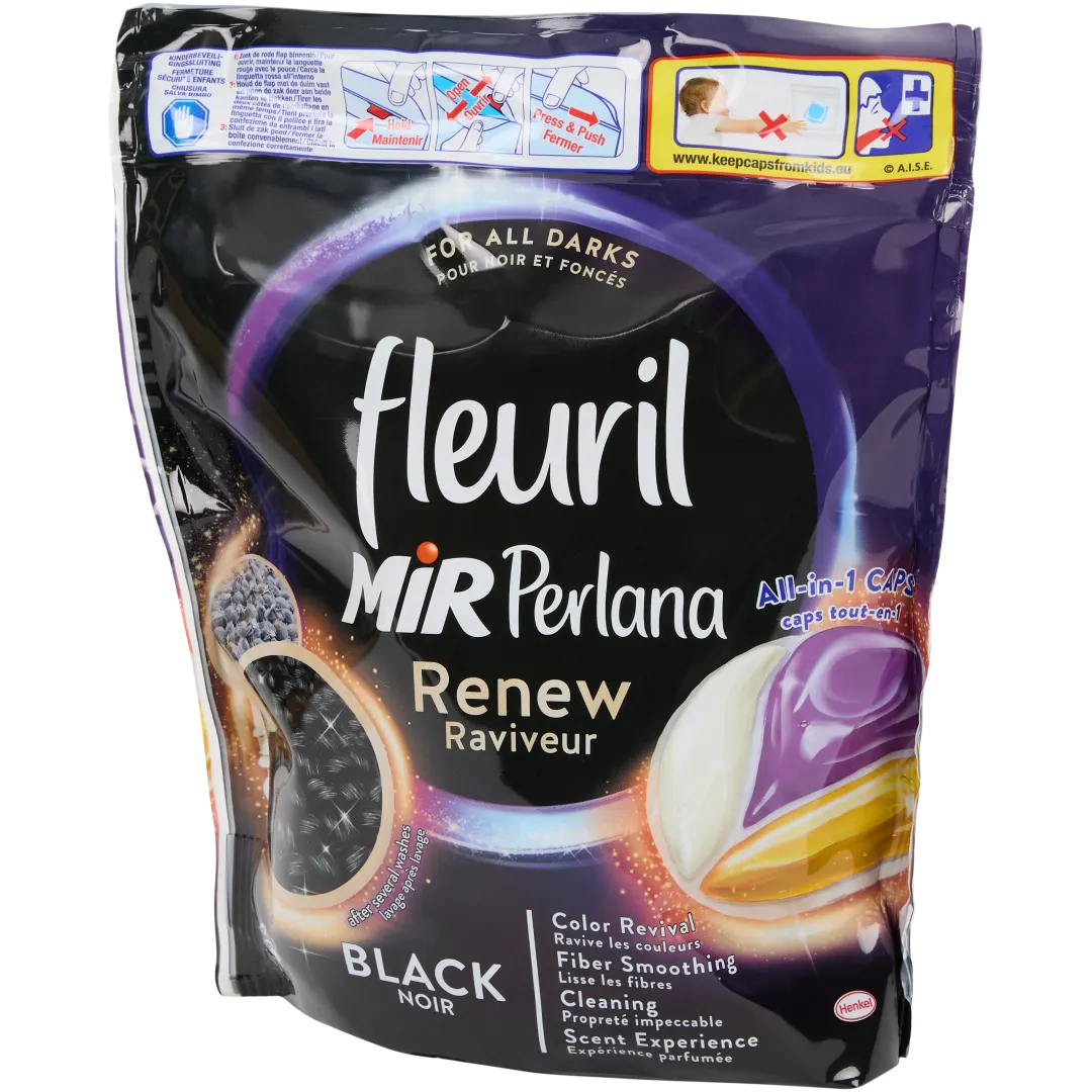 Fleuril all-in-1 capsules Renew Black 40 wasbeurten