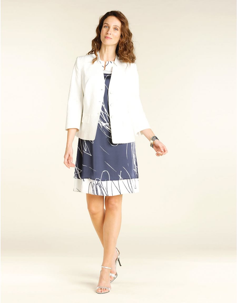 Robe habillée bleu marine