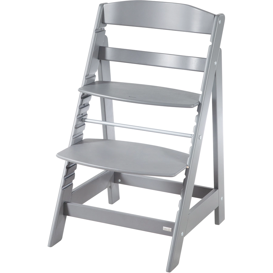 roba Treppenhochstuhl Born Up taupe Set 2 in 1 inkl. Aufsatz Stone gesteppt