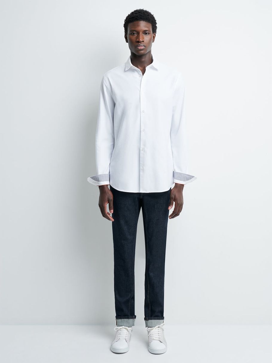Chemise slim unie