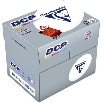 Clairefontaine DCP - Papier ultra blanc - A4 (210 x 297 mm) - 80 g/m² - 2500 feuilles (carton de 5 ramettes)