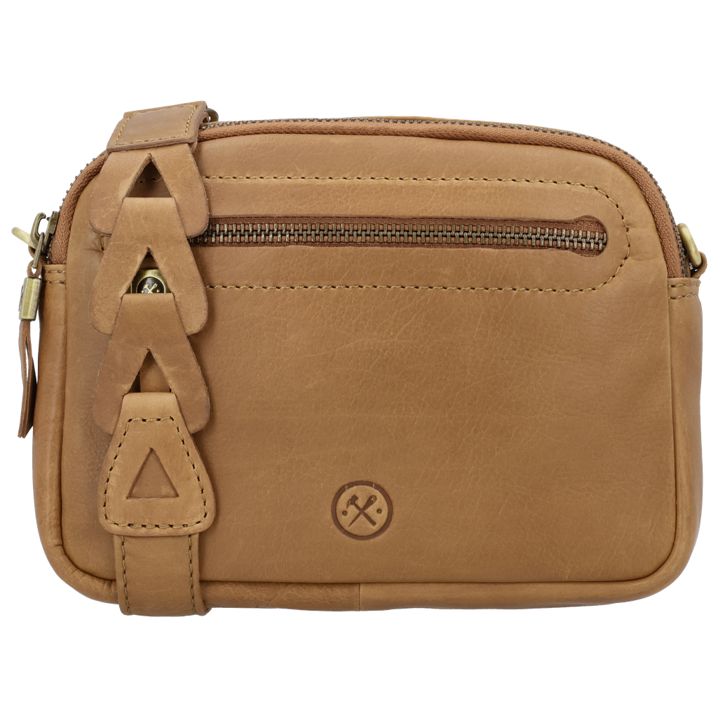 Hide & Stitches Daydreamer Schoudertas Cognac