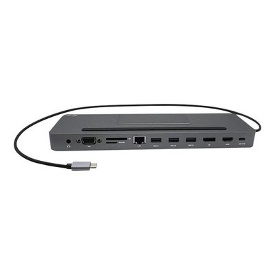 i-Tec USB-C Metal Ergonomic 4K - Station d'accueil - USB-C / Thunderbolt 3 - VGA, HDMI, DP - GigE