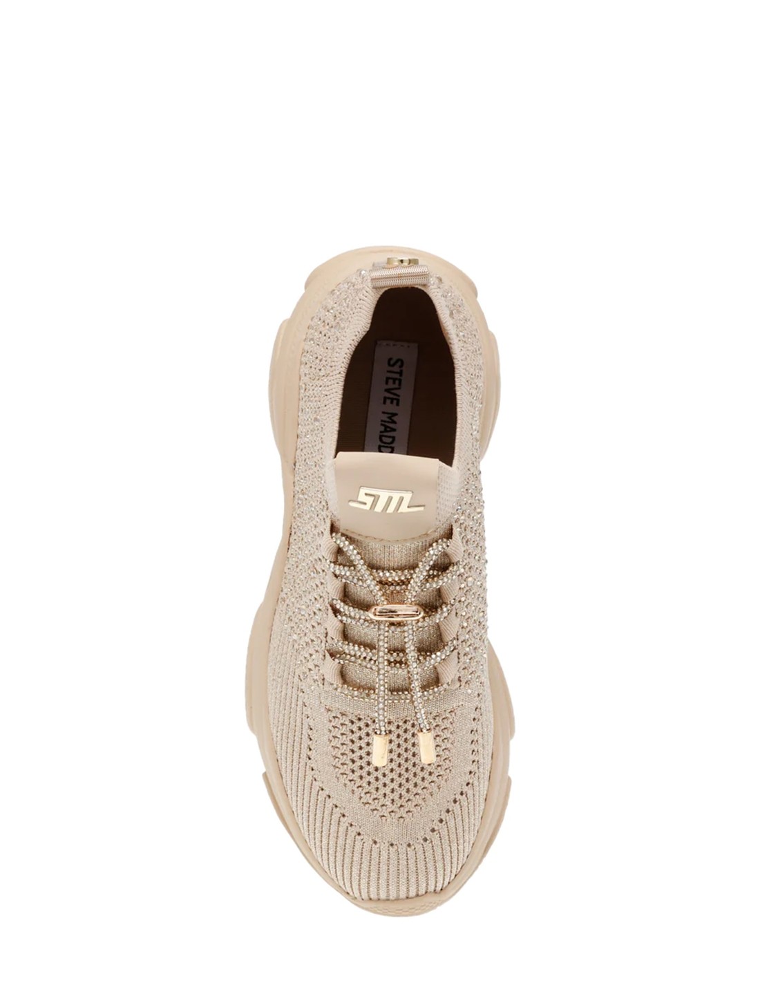 steve madden Baskets de ville Femme Meter Sneaker Rose Gold