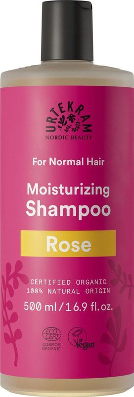 Urtekram - Shampoo - Rozen - Natuurlijke Ingrediënten - 500ml