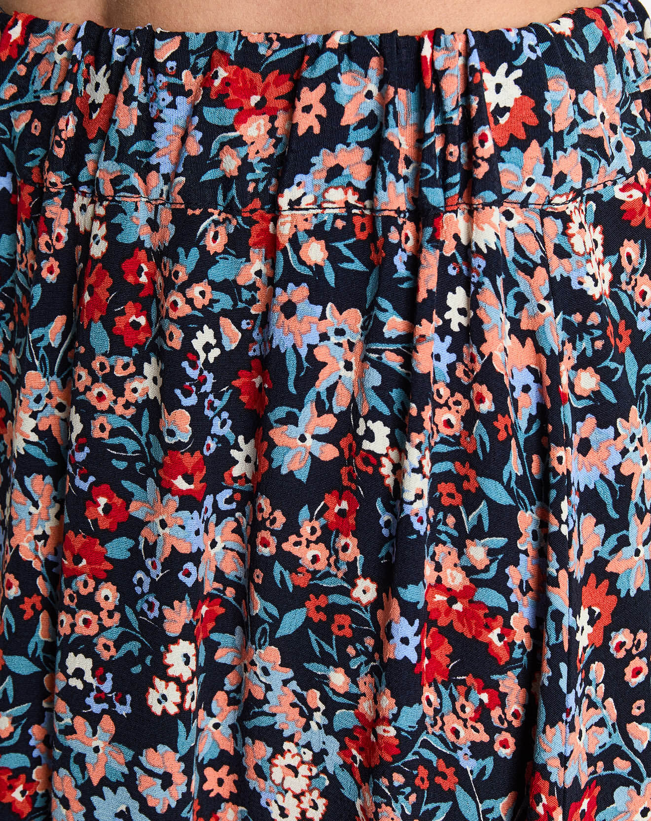 Esprit Jupe midi à fleurs multicolore