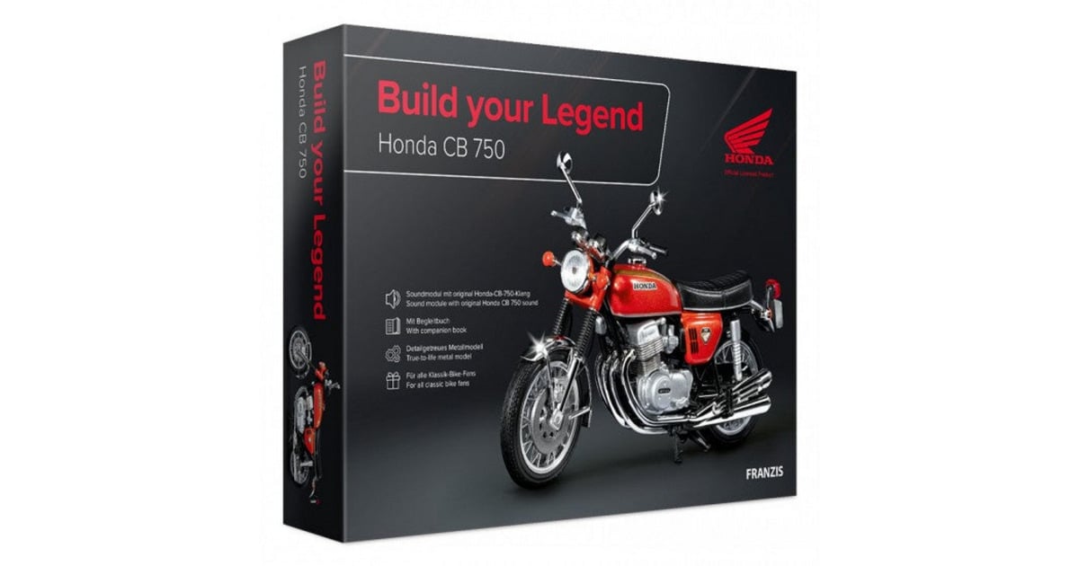 FranzisBuild your Legend - Honda CB 750 Modelvoertuig  (Schaal 1:24)