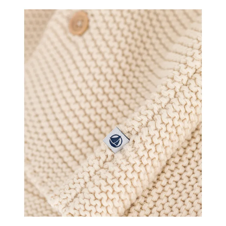 Petit Bateau Cardigan Point Mousse | Ecru