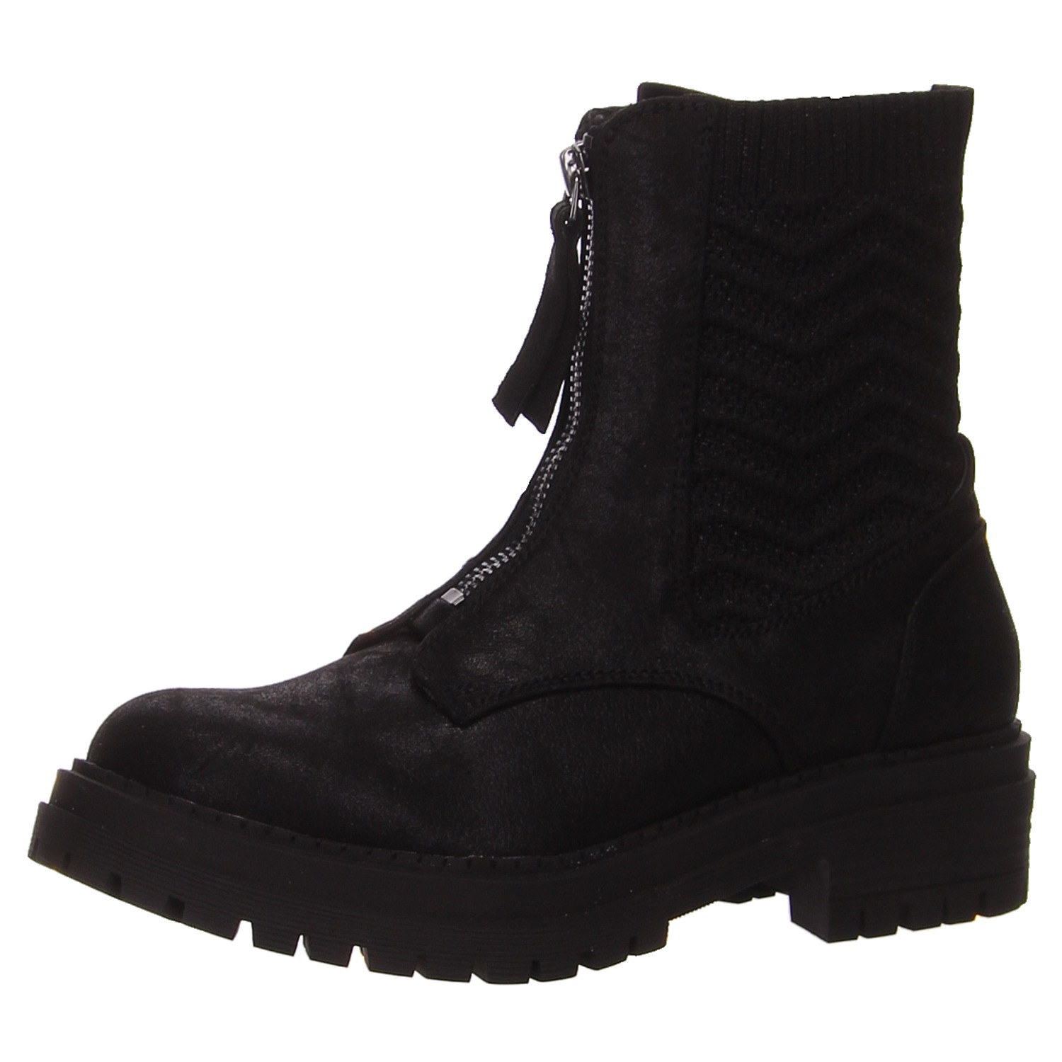la strada Stiefeletten schwarz schwarz