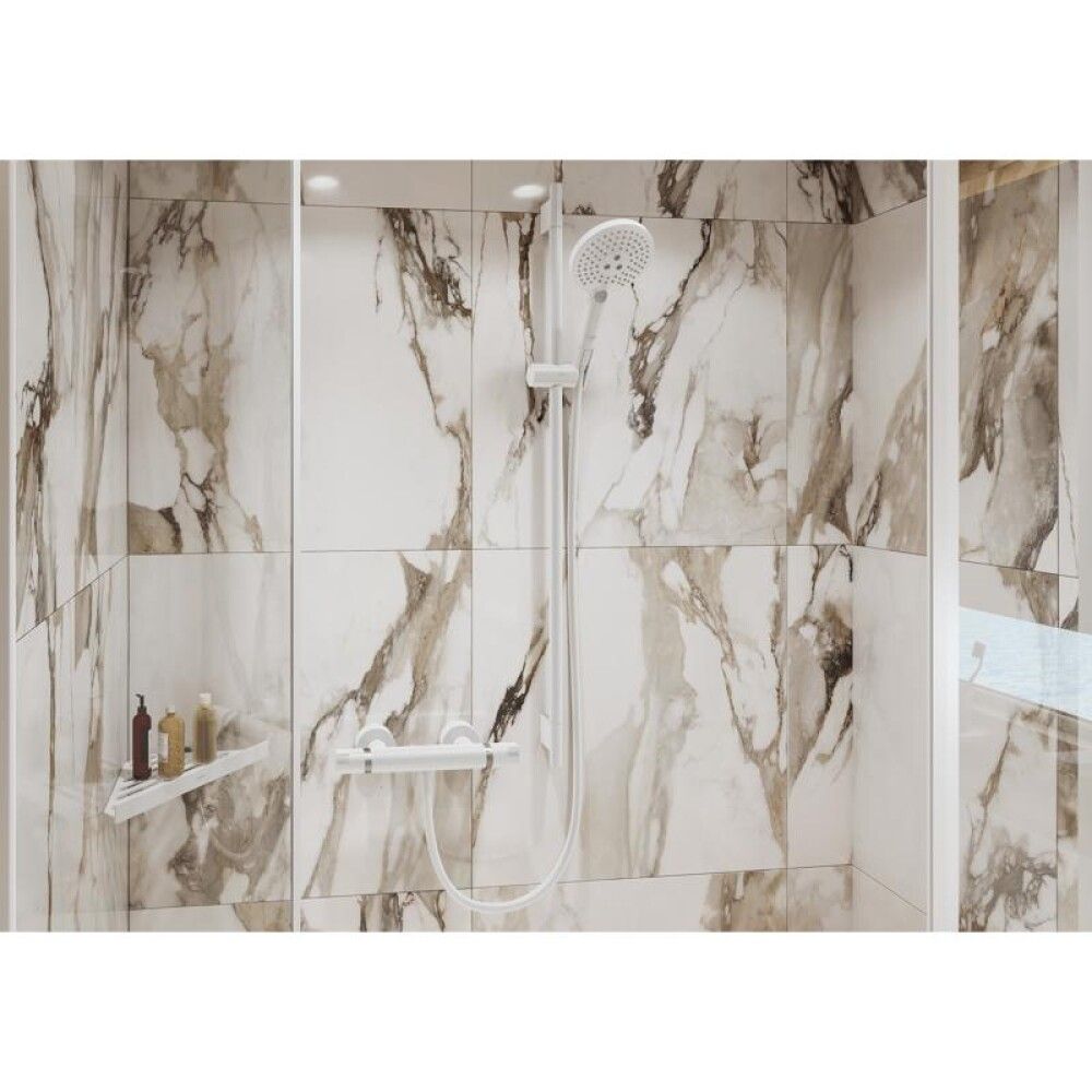 DUSJSTANG HANSGROHE UNIKA S PURO 65CM MATT HVIT