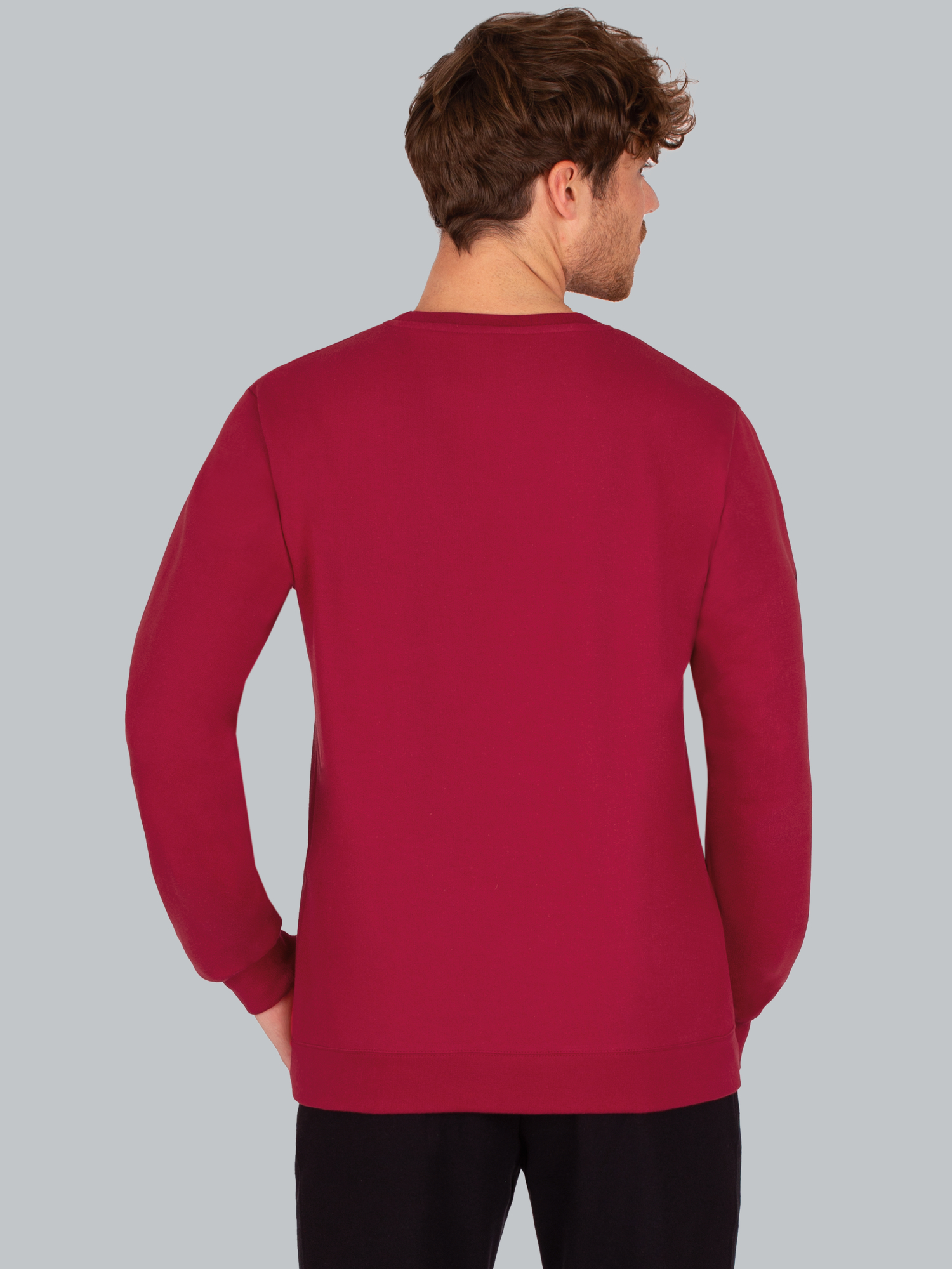 Sweatshirt aus Biobaumwolle Rubin