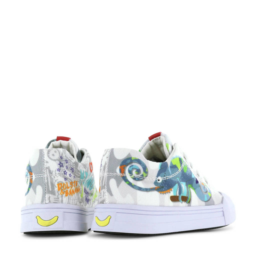 Go Banana's sneakers grijs/blauw