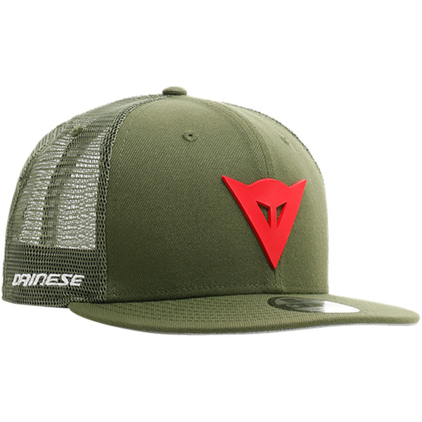 Dainese - Casquette 9Fifty Trucker Kaki / Rouge