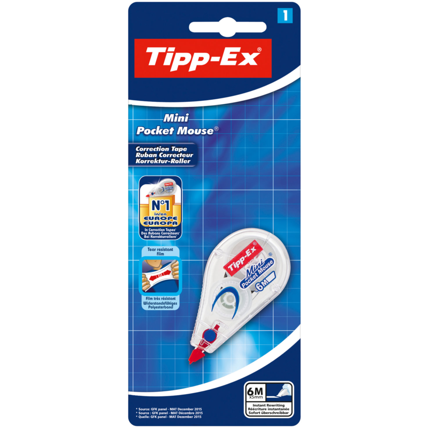 Tipp-Ex Mini Pocket Mouse Korrekturroller 1 Stück