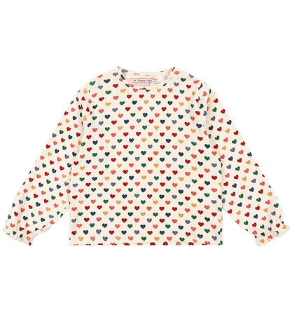 Konges Sløjd Bluse - Chleo - Coeur Coloré m. Herzen