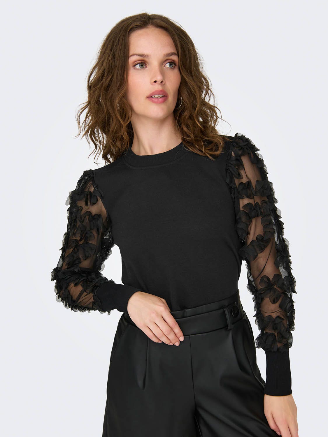 Jacqueline De Yong  Fairview Long Sleeve Sweater