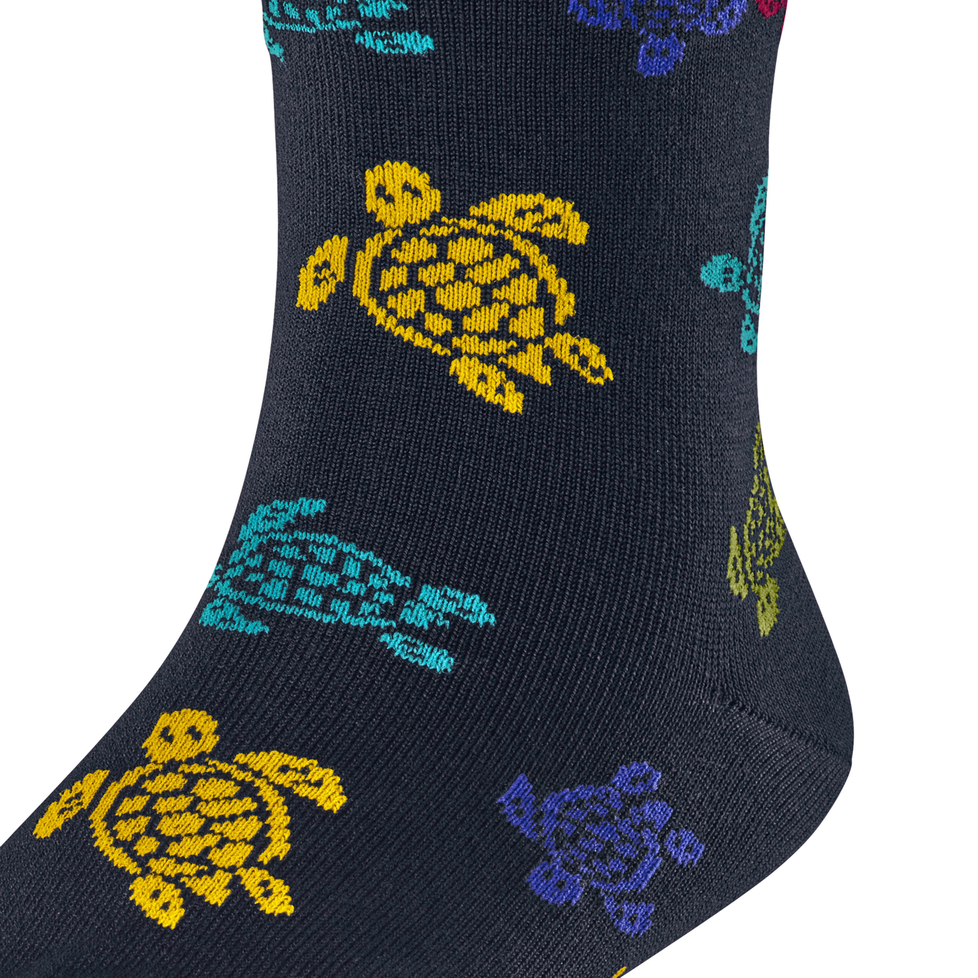 Chaussettes enfant Rondes des Tortues Multicolores | Vilebreauin