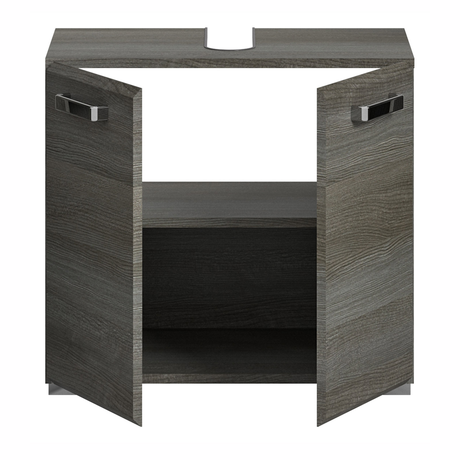 Waschbeckenunterschrank SILVER - Rauchsilber - 60 cm