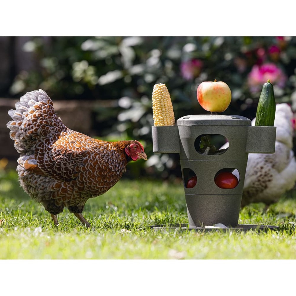 Mangeoire tour snack • pour poules • plastique recyclé