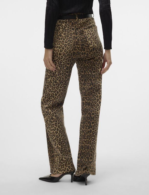 Vero Moda - Vmtessa Hr Wide Stretch Aop Jeans Noos - Dames - Jeans