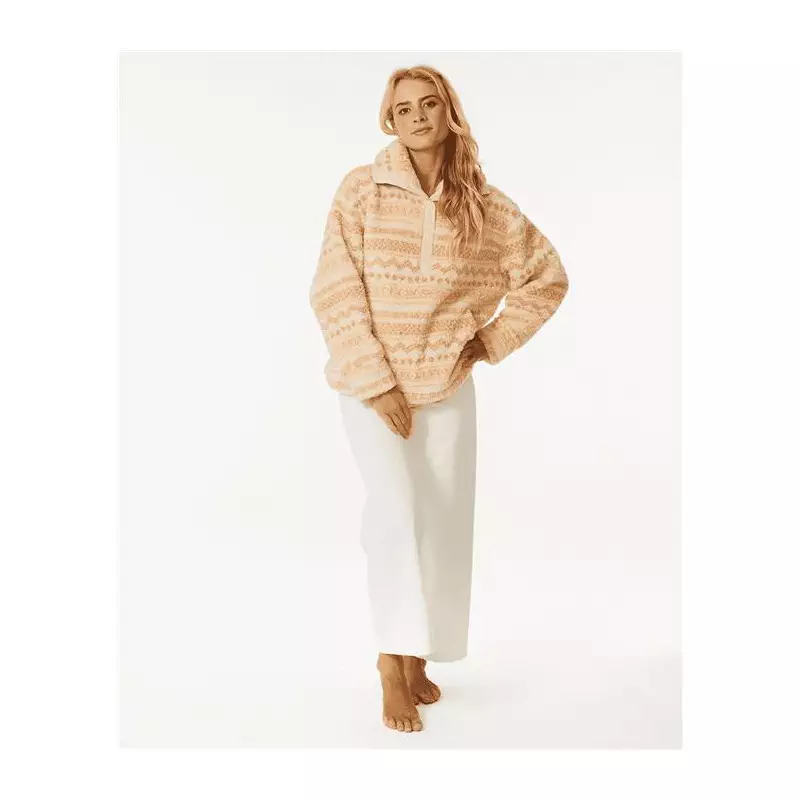 Veste femme RIPCURL La Isla Polar Fleece Off White